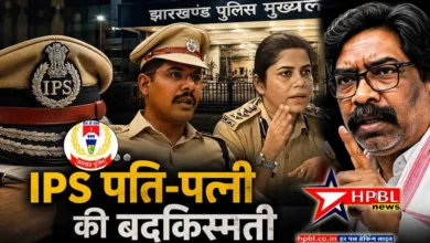 ips nidhi and piyus Jharkhand IPS Couple Piyush Pandey Nidhi Dwivedi transferred after Hemant Soren action