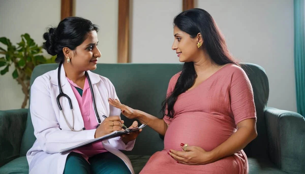 pregnent lady doctor