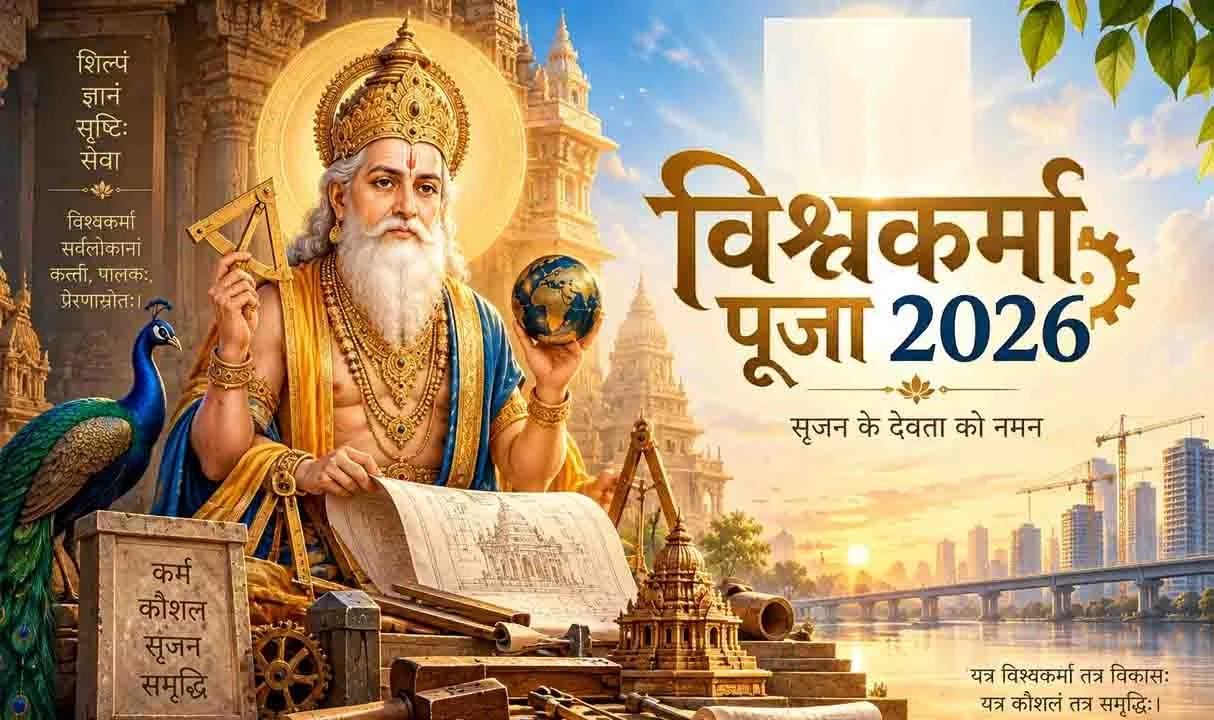 17 सितंबर 2026 विश्वकर्मा पूजा शुभ मुहूर्त और मशीन वाहन पूजा