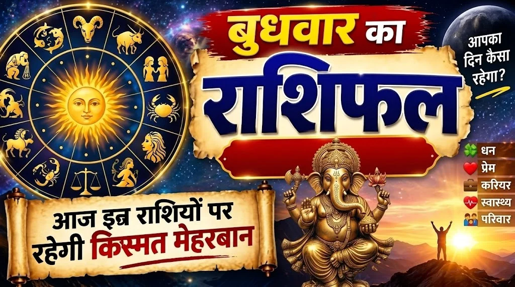 बुधवार को कैसा रहेगा आपका दिन
