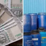 फिर नीला ड्रम आया सुर्खियों में… पर इसबार किसी की लाश नहीं बल्कि जमीन के नीचे दबे मिले नोटों से भरे कई नीले ड्रम, 4 लोगों को हिरासत में