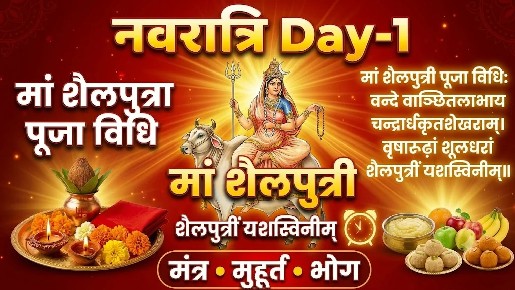 नवरात्र के पहले मां शैलपुत्री की पूजा की संपूर्ण जानकारी