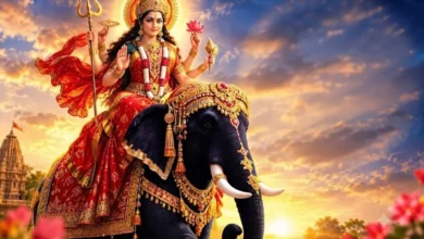 शारदीय नवरात्रि 2026: मां दुर्गा का वाहन हाथी या मुर्गा? जानें मान्यता
